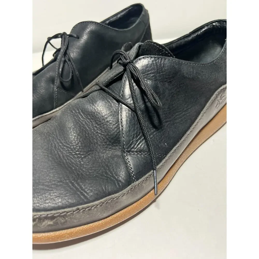 Chaco Men's Black Leather Montrose Lace Oxford Shoes Size 14